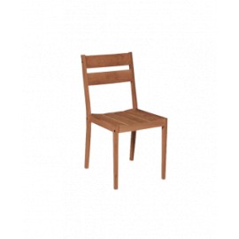 Fixed chair without arms